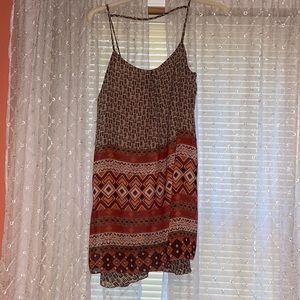 formal sun dress with open back design